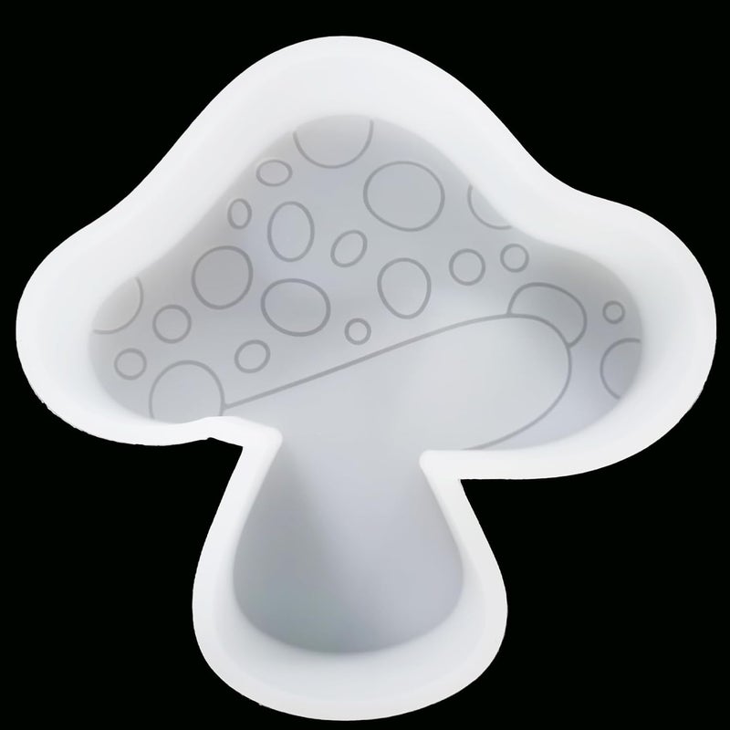 Fuehbur 【300+ Design Optional】 Mini Mushroom Car Freshies Mold- Air Freshie - Aroma Bead Freshener-Epoxy Resin - Candle Soap Mold Silicone Mould【Upgraded Thickened Material】- Medium Size - Image 1